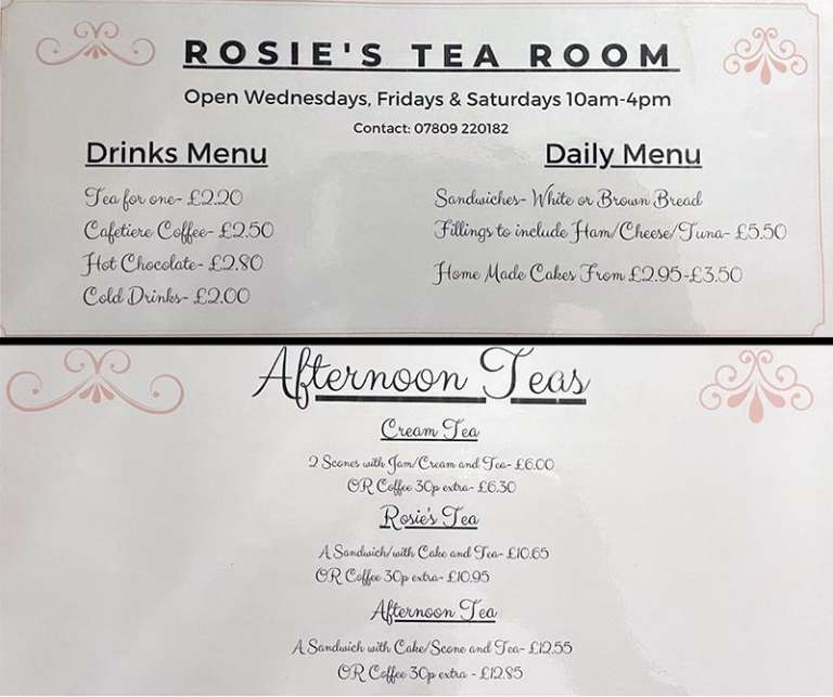 About Rosies Tea Room